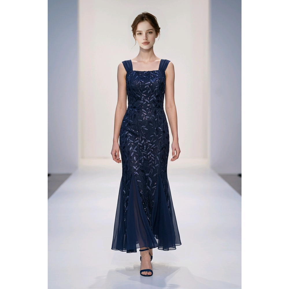 Blue Formal Dress #4103